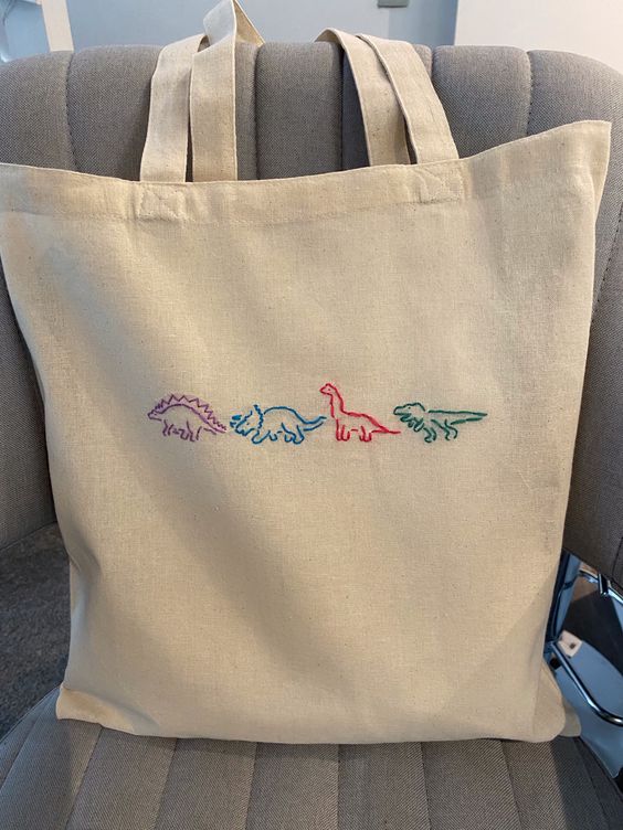 Dinosaur Tote Bag