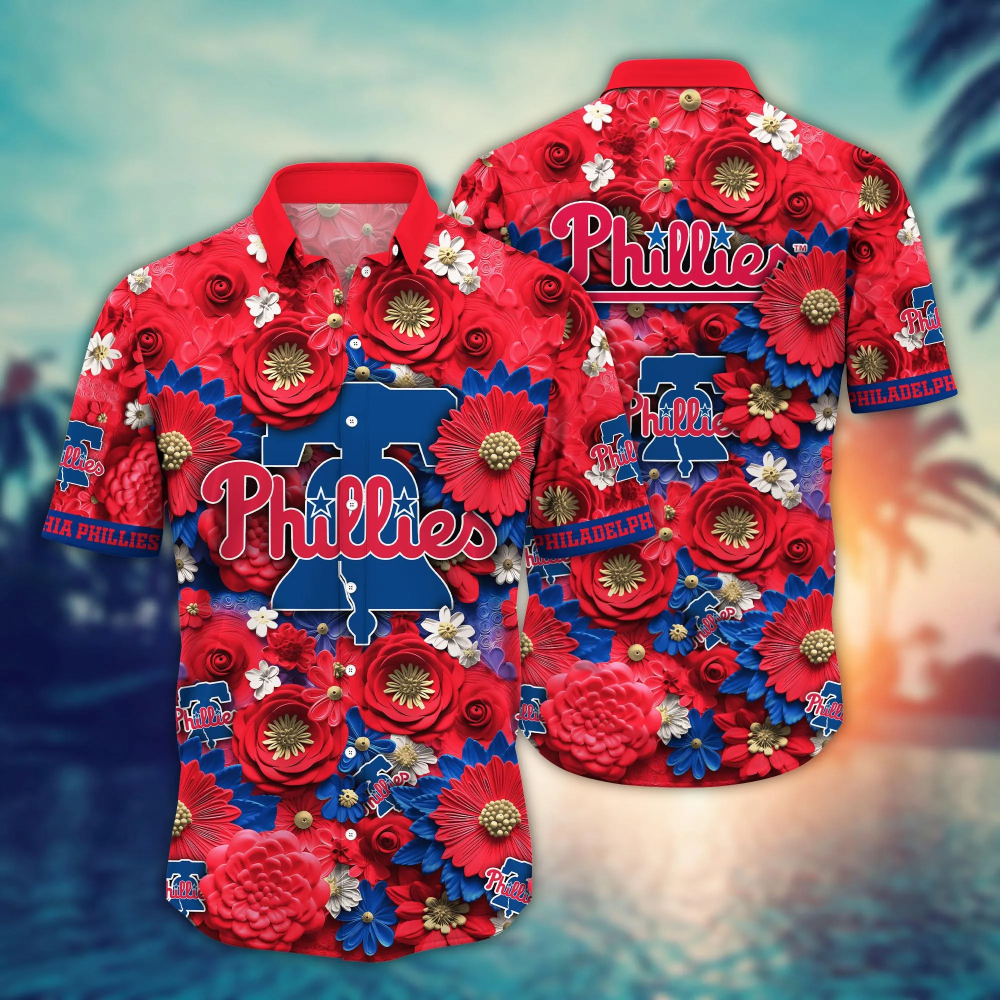 Philadelphia Phillies Mlb Hawaiian Shirt Trending For This Summer Customize Shirt Any Team