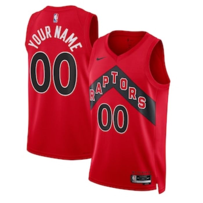 Toronto Raptors Unisex 2023 Swingman Custom Jersey Red – Icon Edition