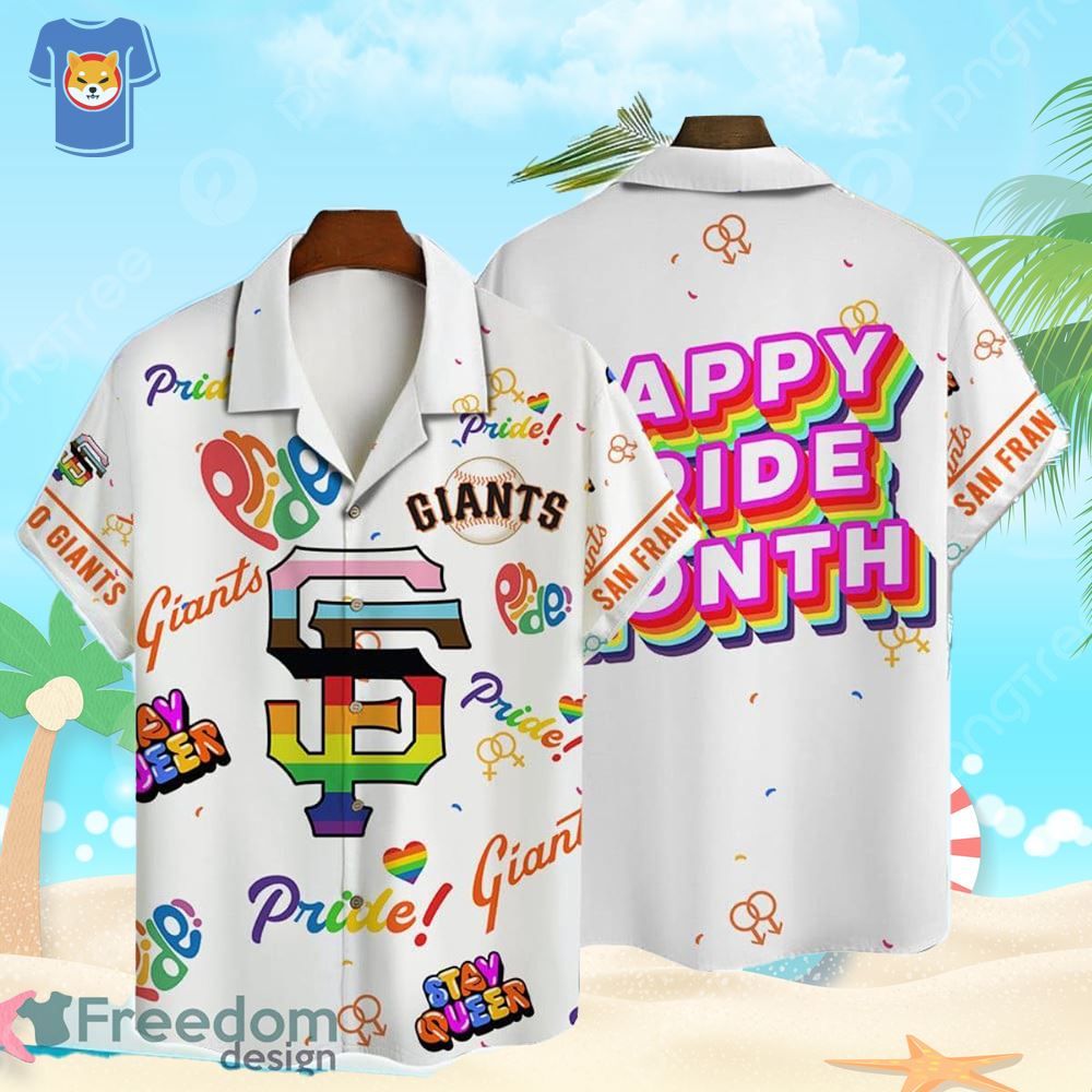 San Francisco Giants Mlb Happy Pride Month Hawaiian Shirt For Real Fans