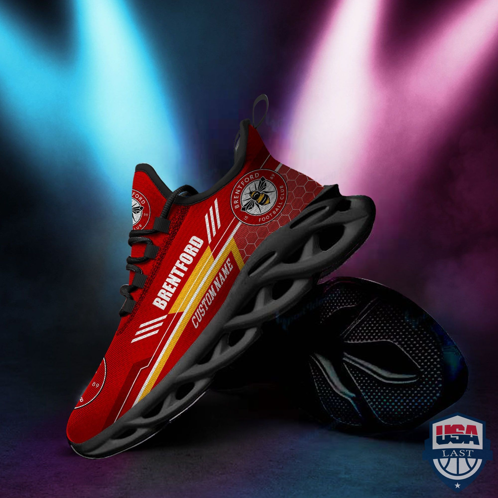 Brentford Custom Name Max Soul Shoes