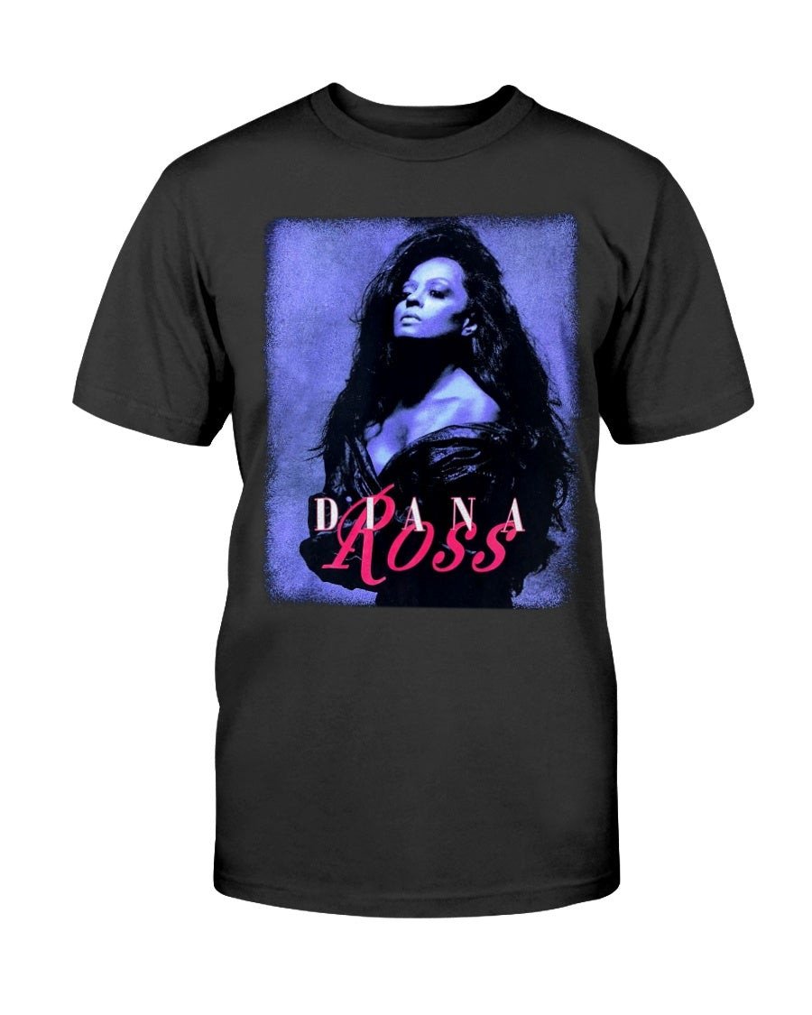 Vintage 90S Diana Ross Always Is Forever Album Tour Singles Big Image Rare Design American Singer Songwriter Icon Raptees Promo T Shirt 072021