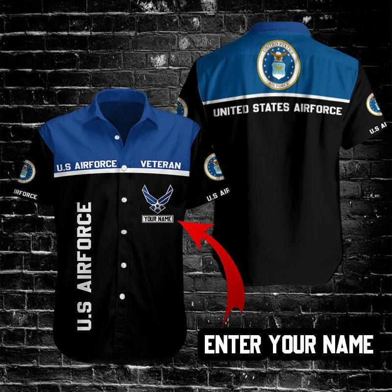 AIRFORCE VETERAN SHORT SLEEVE SHIRTS …
