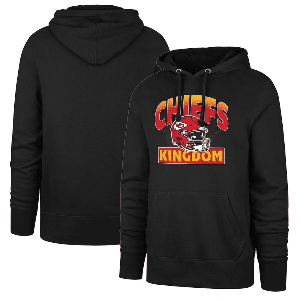 Kansas City Chiefs Kingdom Pullover Hoodie Black