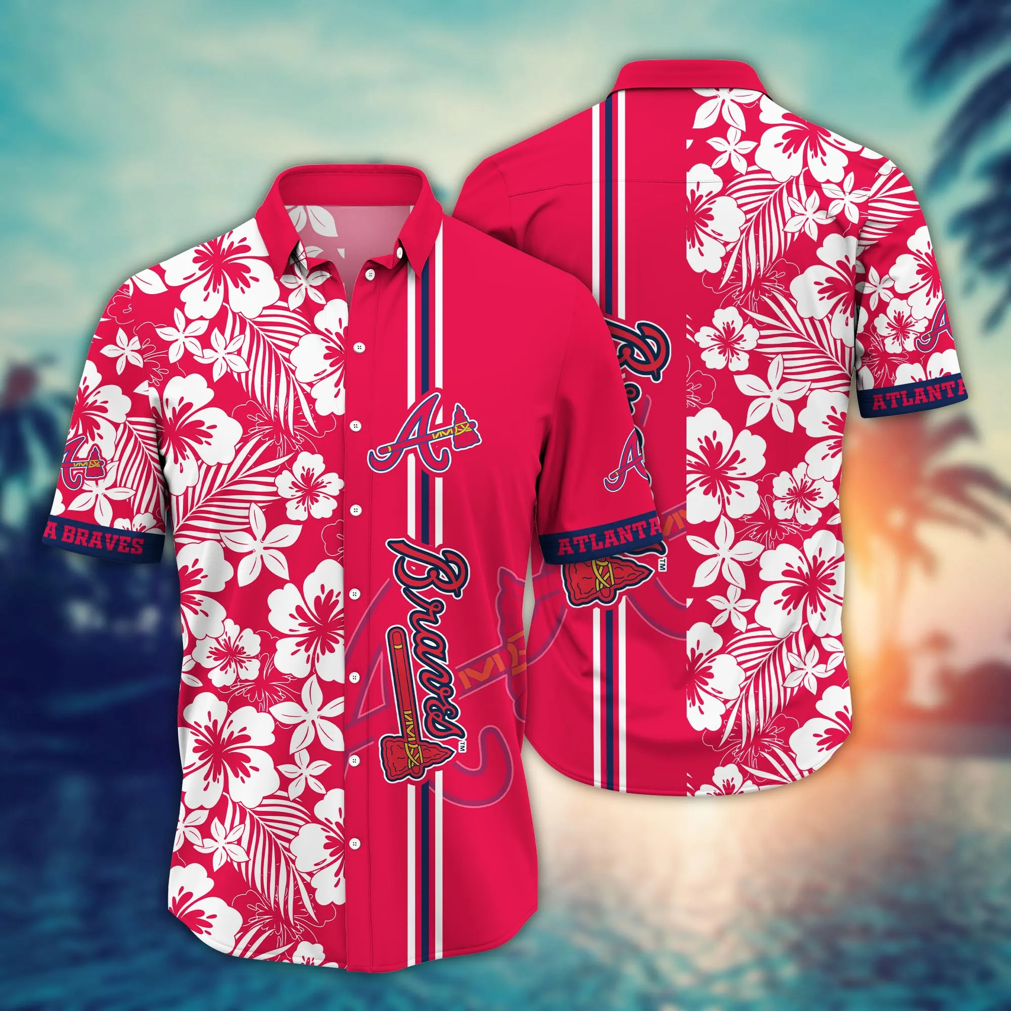 Atlanta Braves Mlb Hawaiian Shirt Summerytime Aloha Shirt