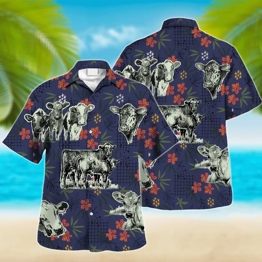 Beefmaster Hawaiian Shirt, Animal Hawaiian Shirts, Farmer Shirt For Men And Women