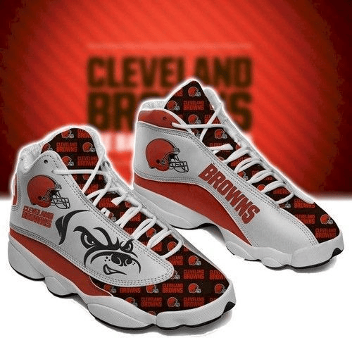 Cleveland Browns Custom Tennis Shoes Air Jordan 13 Sneakers Gift For Fan JD13 V1254