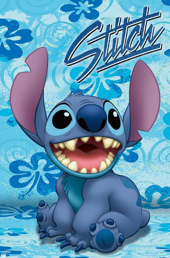 Trends International Disney Lilo and Stitch – Sitting Wall Poster, 22.37″ x 34.00″, Unframed Version