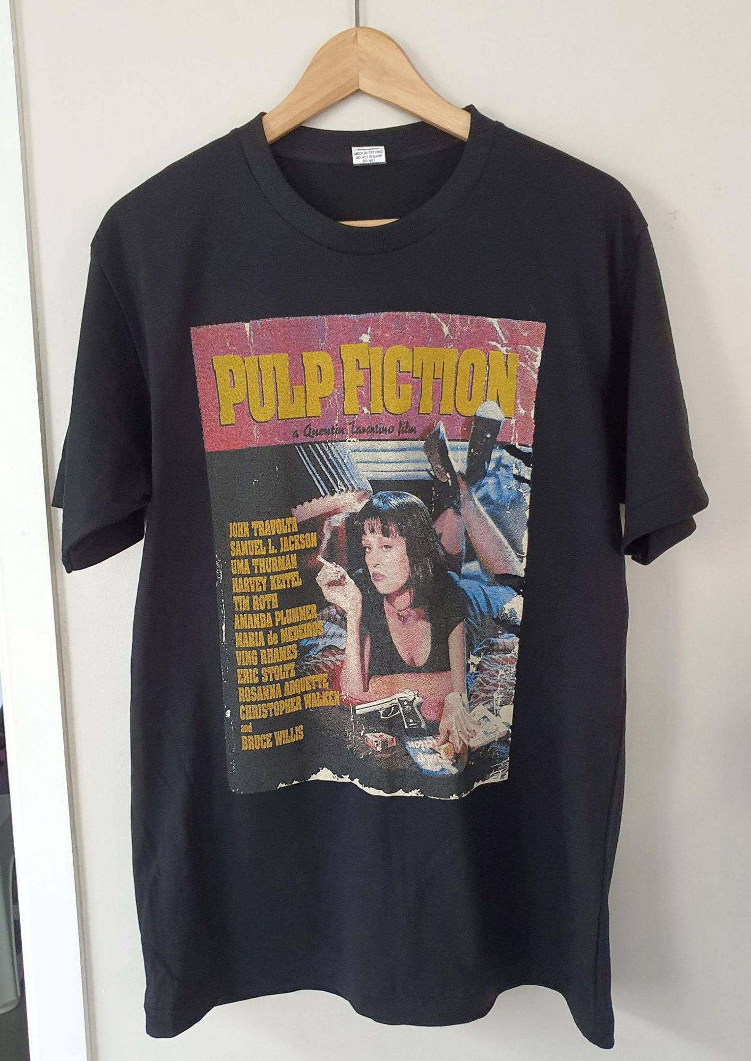 Pulp Fiction T-Shirt Vintage Look Retro T-Shirt L 21