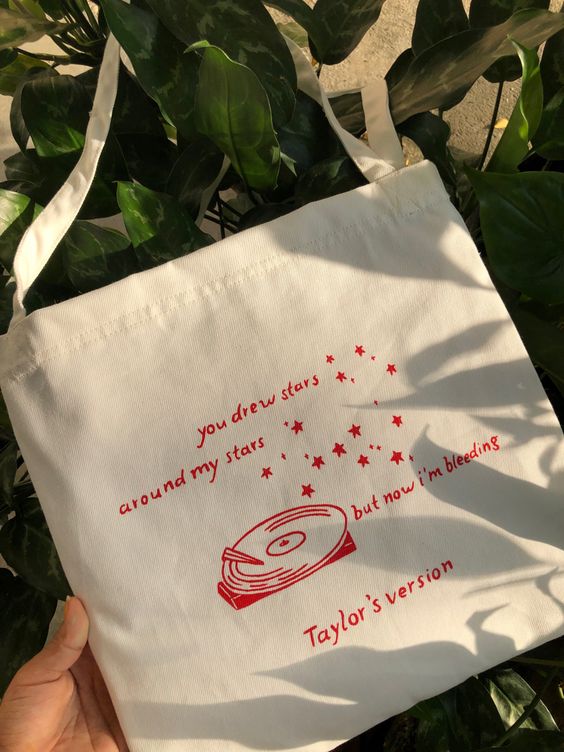 Tote bag Taylor swift pintada a mano Tote Bag