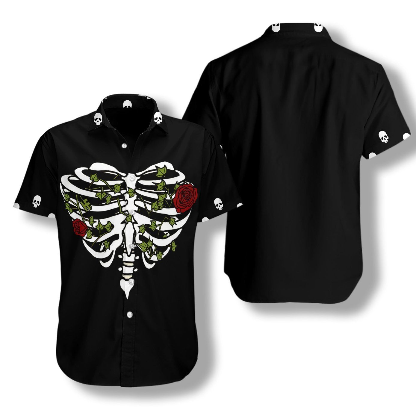 Rib Cage Heart Style With Rose Goth  &hellip;