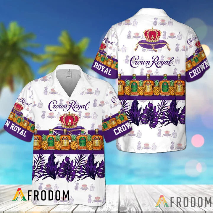 Tropical Pineapple Crown Royal Hawaii Shirt