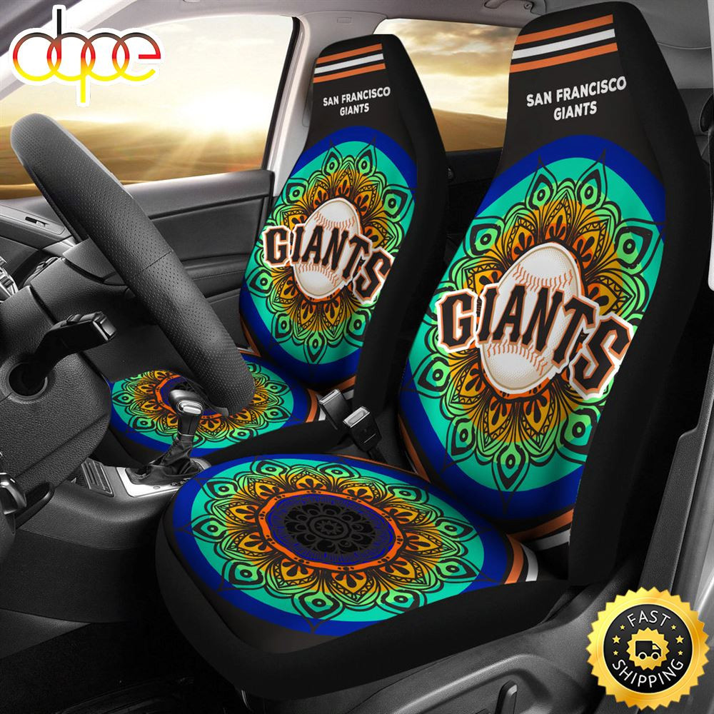 Unique Magical And Vibrant San Francisco Giants Car Seat Cover Set CSC1678