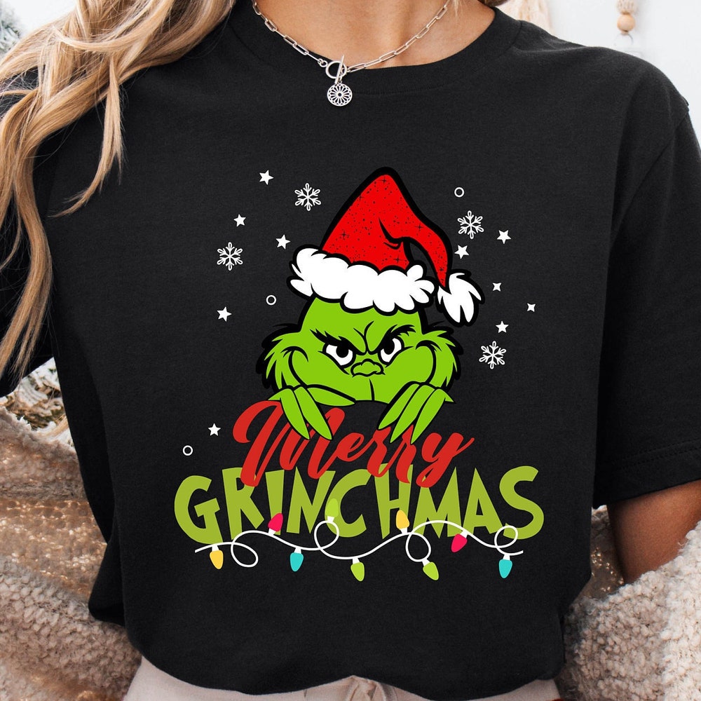 Grinchmas Shirts, Grinch Christmas Shirt, Christmas Shirt, Christmas Grinch T-Shirts, Christmas Family 2024 Shirts, Merry Christmas T-Shirts Lionelight