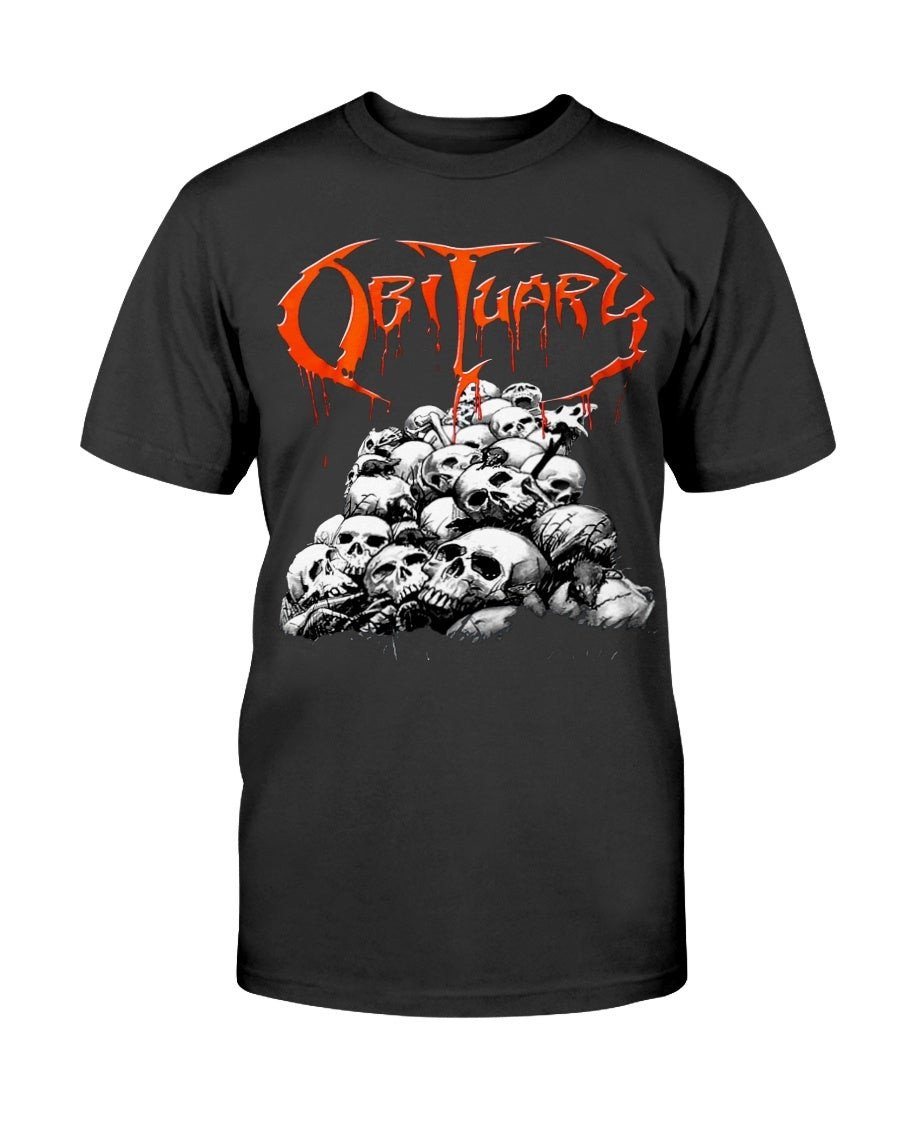 Obituary 1991 Vintage  Very Rare Skulls T Shirt 082421