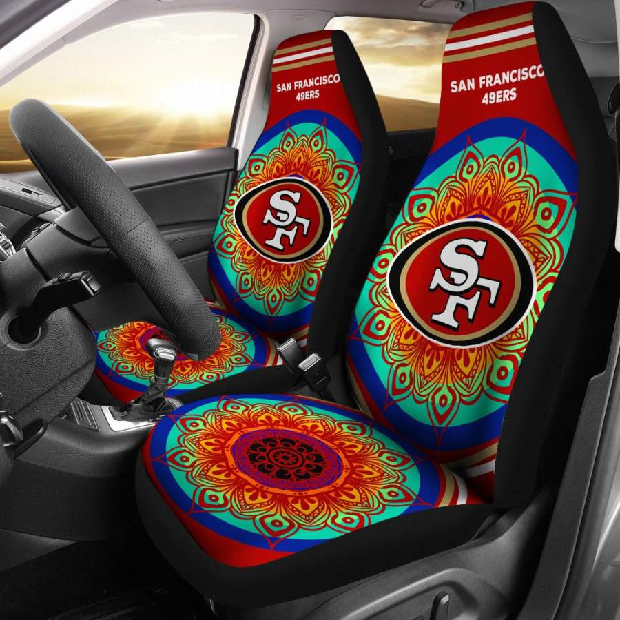 Unique Magical And Vibrant San Francisco 49ers Car Seat Covers CSC38