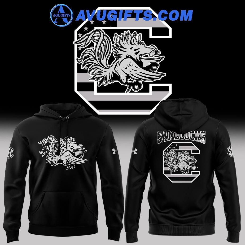 South Carolina Gamecocks Logo Team Black Limited 2024 Hoodie – Zip Hoodie 3D Aop Shirt