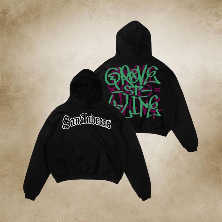 GTA San Andreas Tribute Hoodie, Icon …