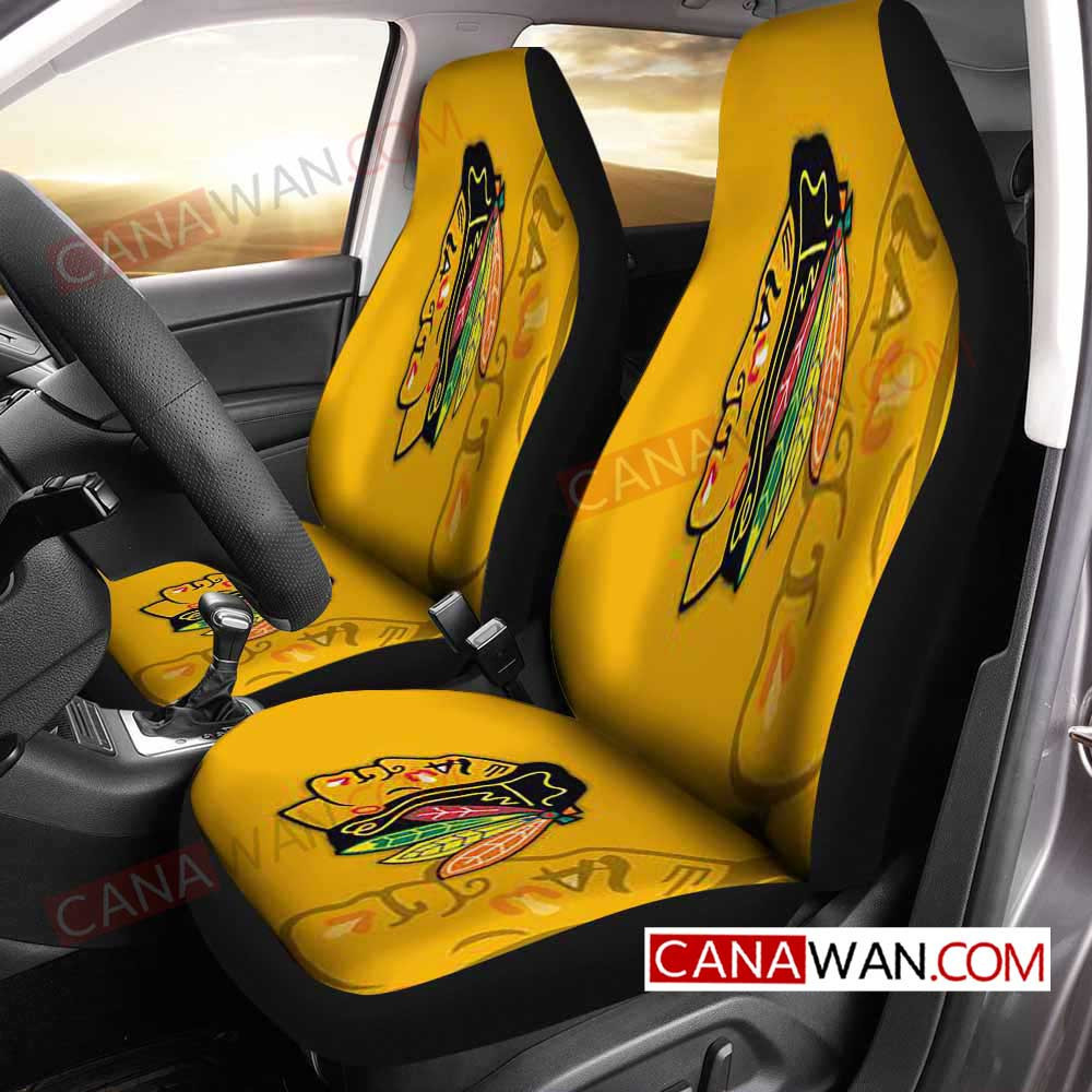 Chicago Blackhawks Car Seat Cover Set CSC9784