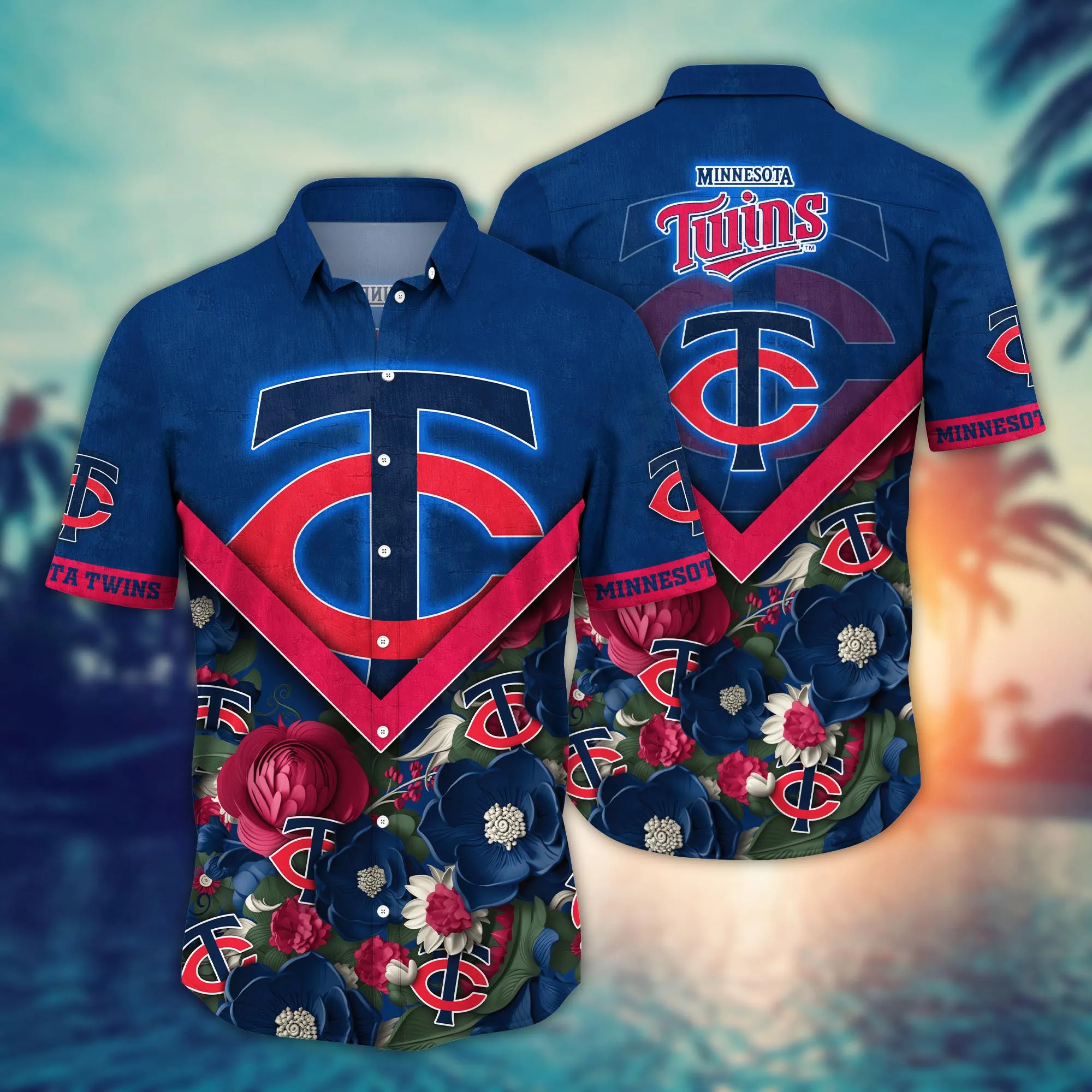 Minnesota Twins Mlb Hawaiian Shirt Custom Beach Balls Aloha Shirt