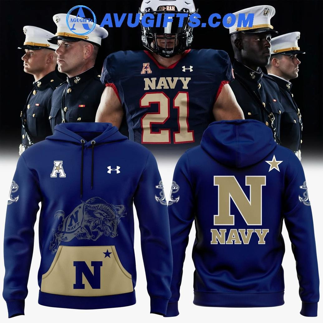 Navy Midshipmen Football Champions Cic 2024 Limited Hoodie – Zip Hoodie 3D Aop Shirt