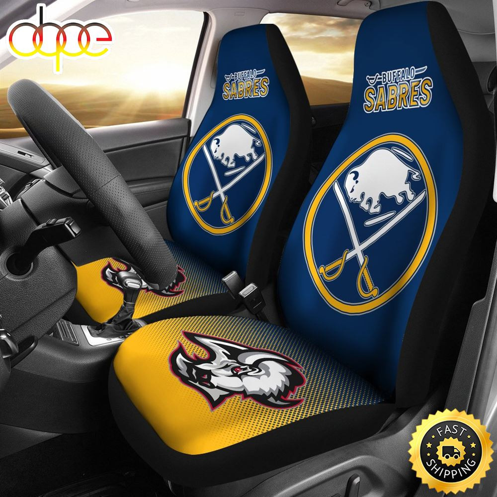 New Fashion Fantastic Buffalo Sabres Car Seat Cover Set CSC150