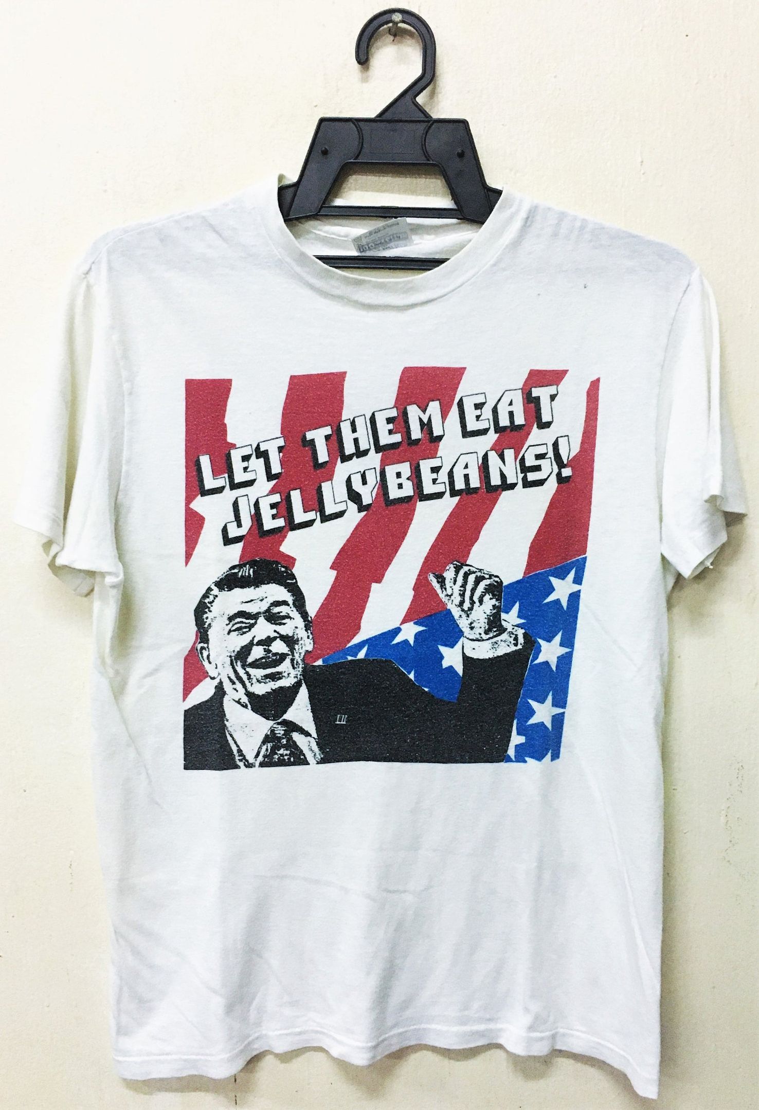 Vintage 80S 1981 Alternative Tentacles Let Them Eat Jellybeans Punk Rock T-Shirt Ronald Reagan Dead Kennedys