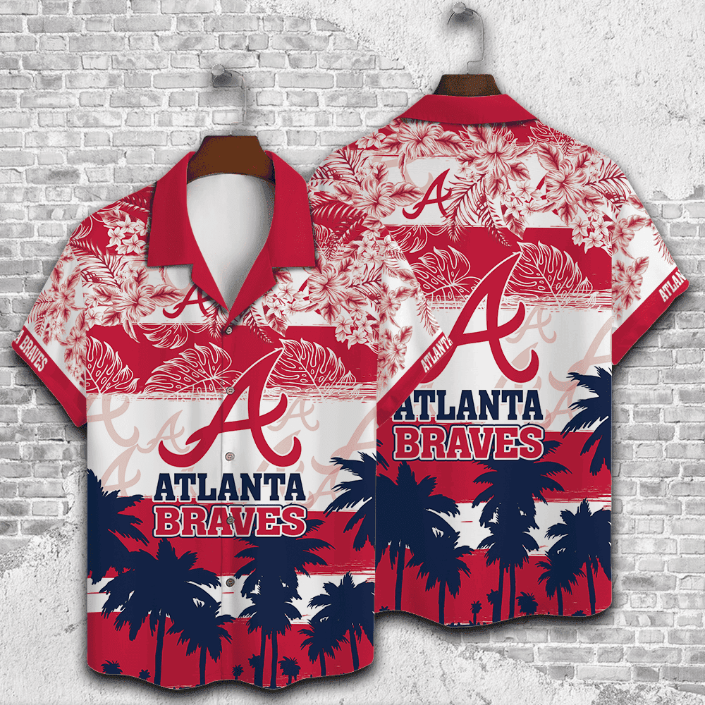Atlanta Braves Major League Baseball 3D Print Hawaiian Shirt Shml