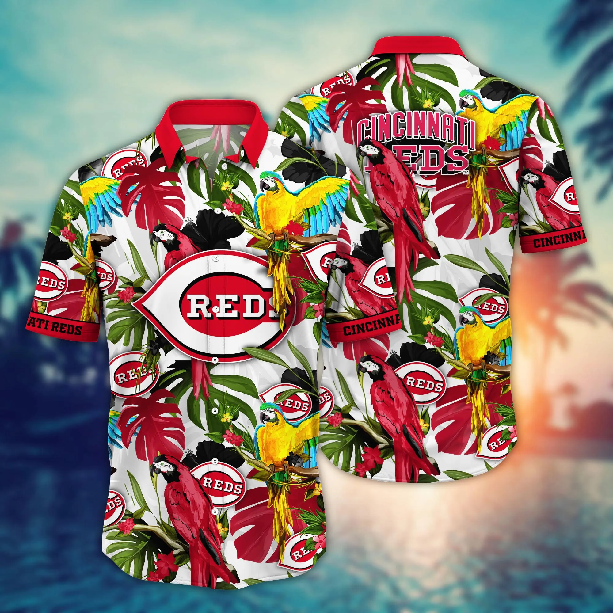 Cincinnati Reds Mlb Hawaiian Shirt Midsummertime Aloha Shirt