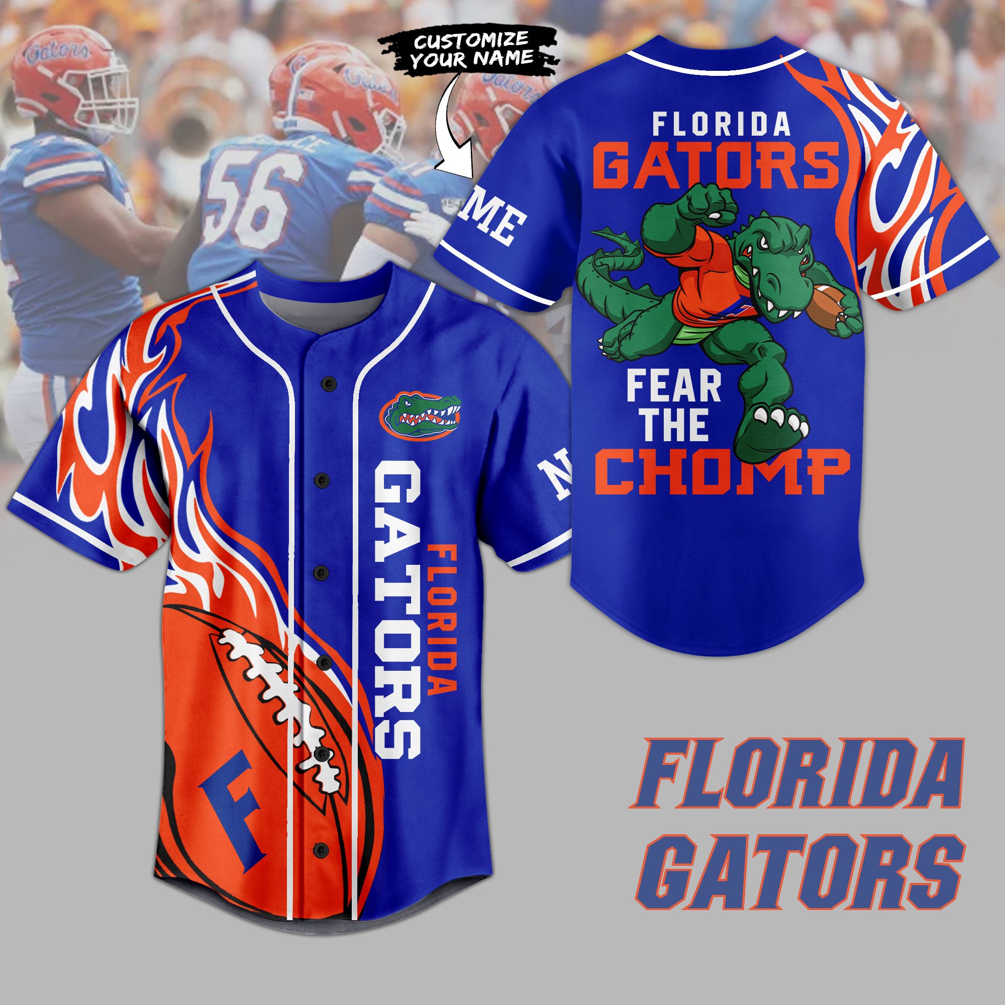 Merchcustom Florida Gators Baseball Jersey For Fans