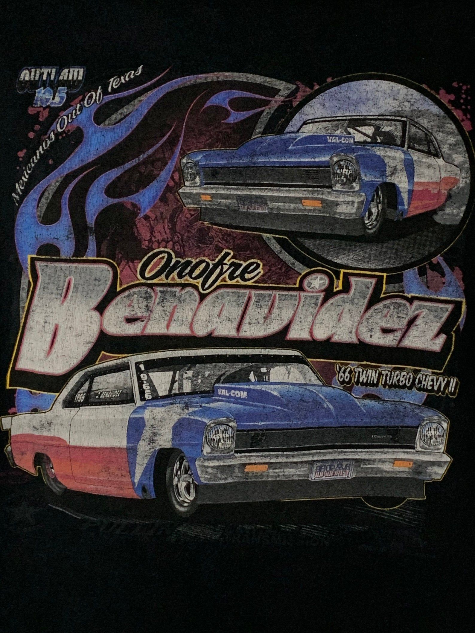 Vintage 90S Onofre Benavides Racing T-Shirt