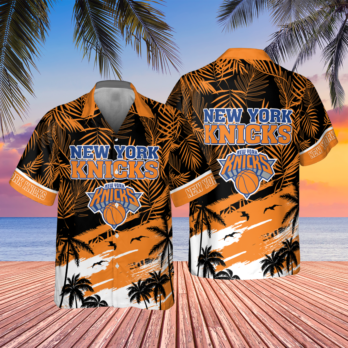New York Knicks National Basketball Association 2023 Aop Hawaiian Shirt Sh