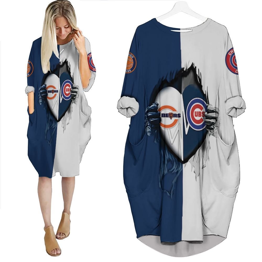 Chicago Bears And Chicago Cubs Heart …