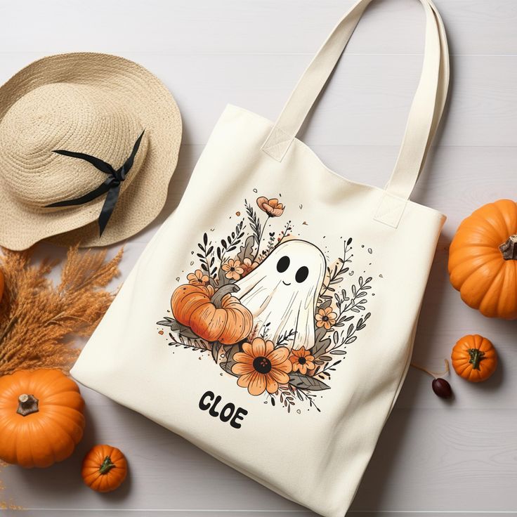 Personalized bag gift Trick or treat bag personalized  Trick or treat bag Trick or treat tote Custom halloween bag Customizable tote bag, Best Tote Bags Ideas, Cute Tote Bags Ideas, Tote Bag Design Ideas, Girls Tote Bag, Best Canvas Tote Bags Ideas