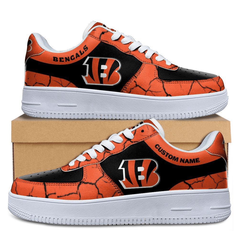 Cincinnati Bengals NFL Air Force 1 Sneakes Shoes