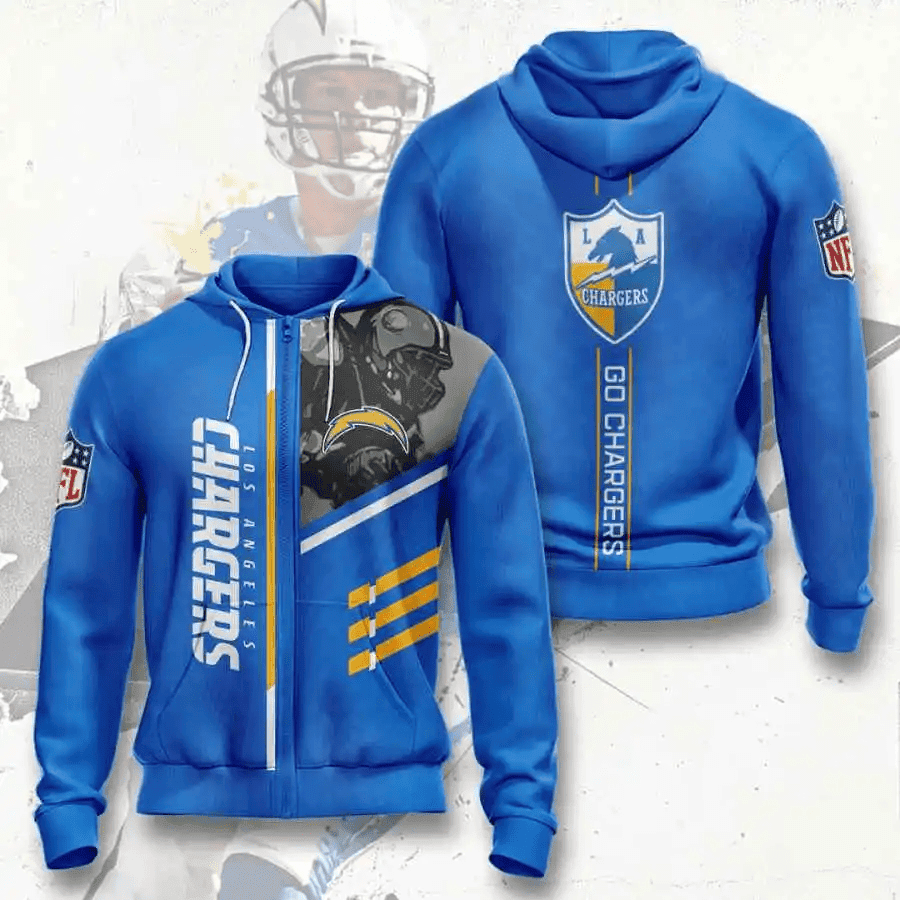 Sports American Football Sport-Team Los Angeles Chargers Usa Sport All Over Print Hoodie 3D 2  Aop Shirt