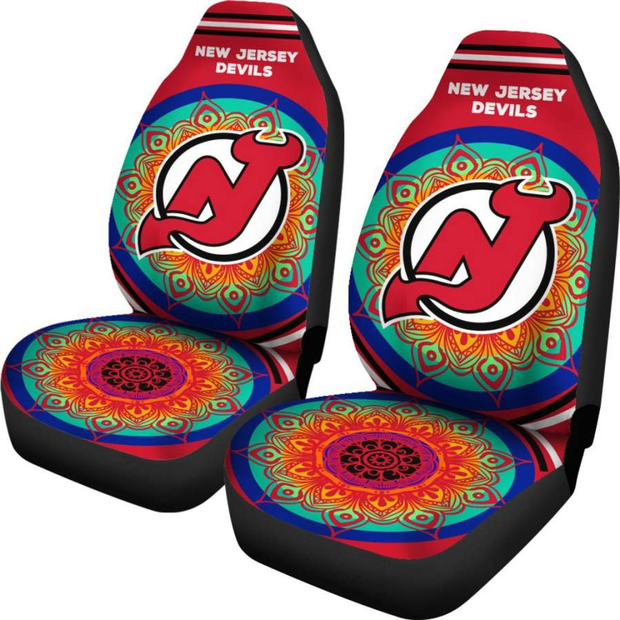 Unique Magical And Vibrant New Jersey Devils Car Seat Covers CSC5909