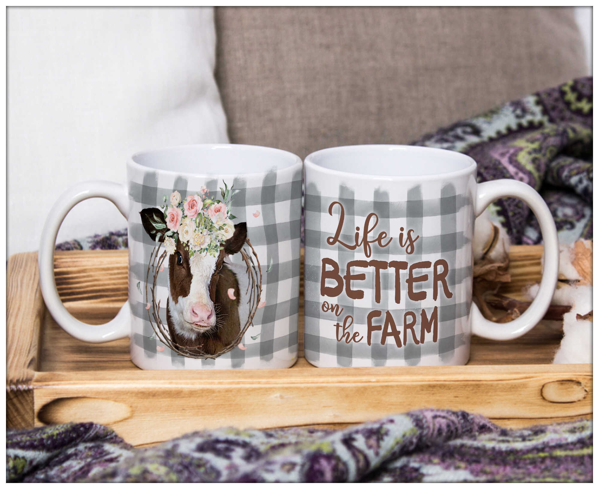 Cow Life Is Better On The Farm Farmh …
