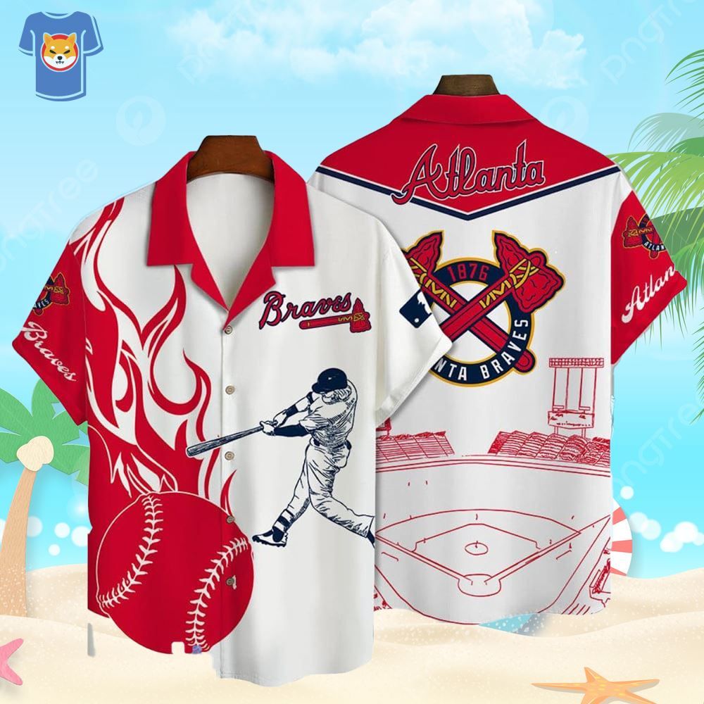 Atlanta Braves Major League Baseball 3D Print Hawaiian Shirt