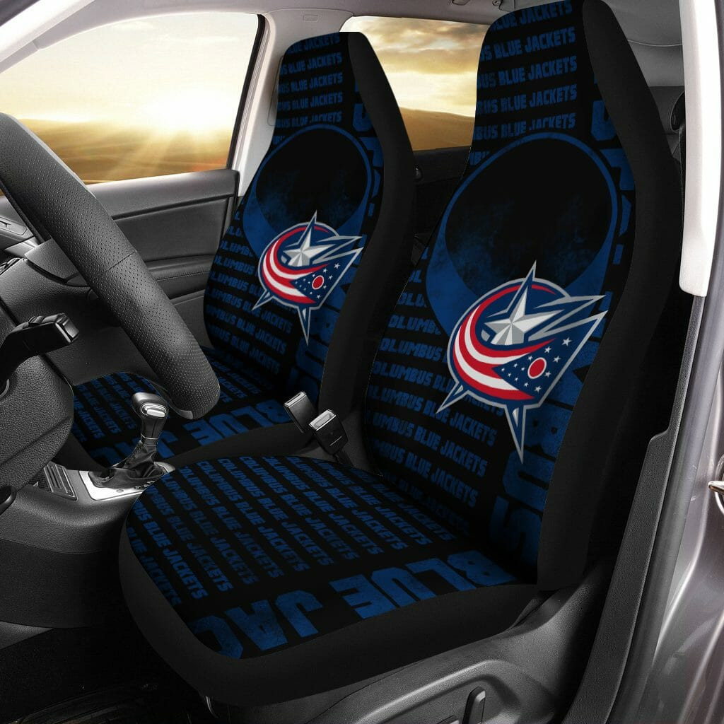 Columbus Blue Jackets Car Seat Cover Set CSC7877