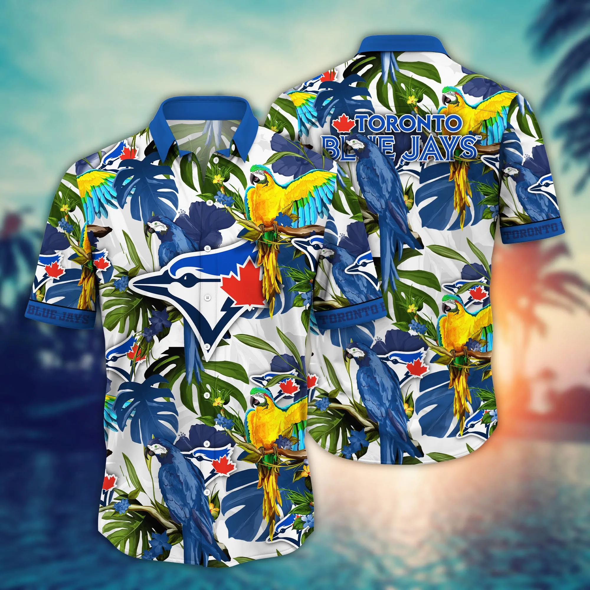 Toronto Blue Jays Mlb Hawaiian Shirt Hot Seasontime Aloha Shirt