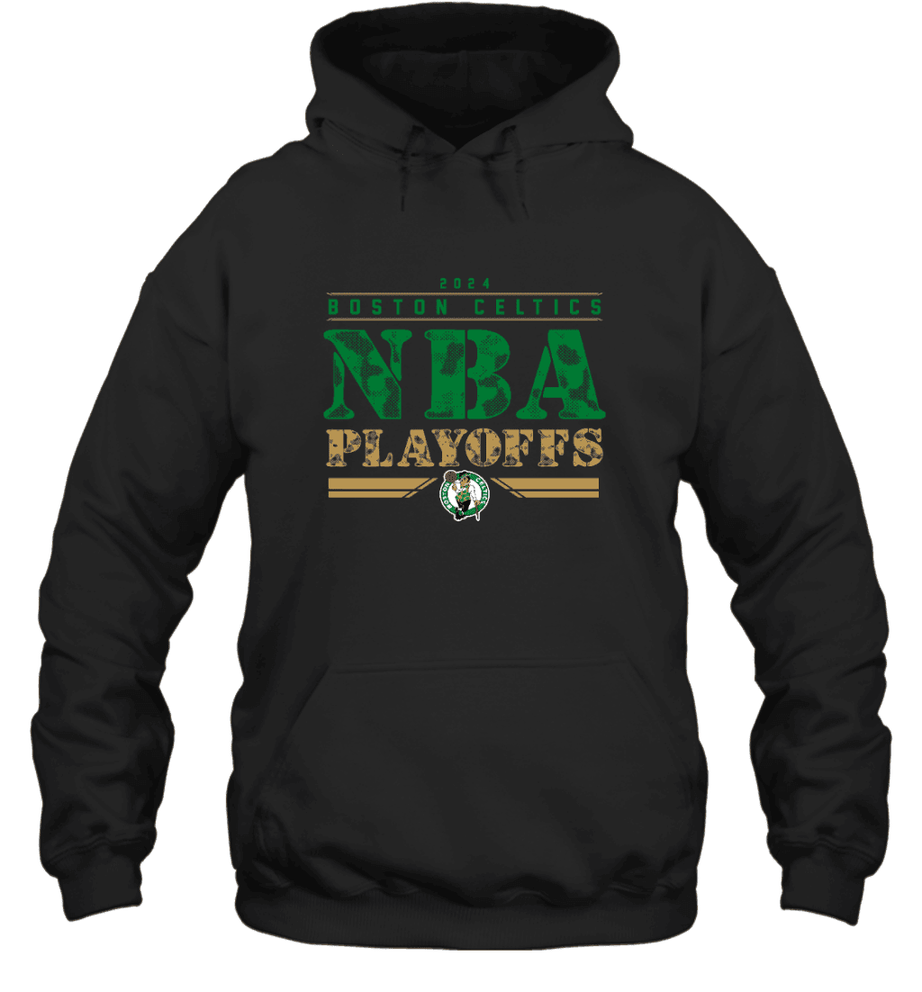 Boston Celtics NBA Playoffs 2024 Season Print 2D Hoodie