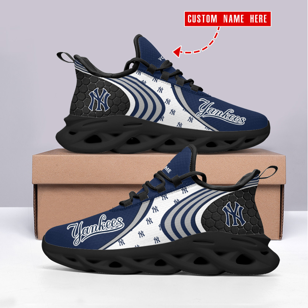 New York Yankees Personalized Clunky Sneaker Max Soul Shoes Ver 26