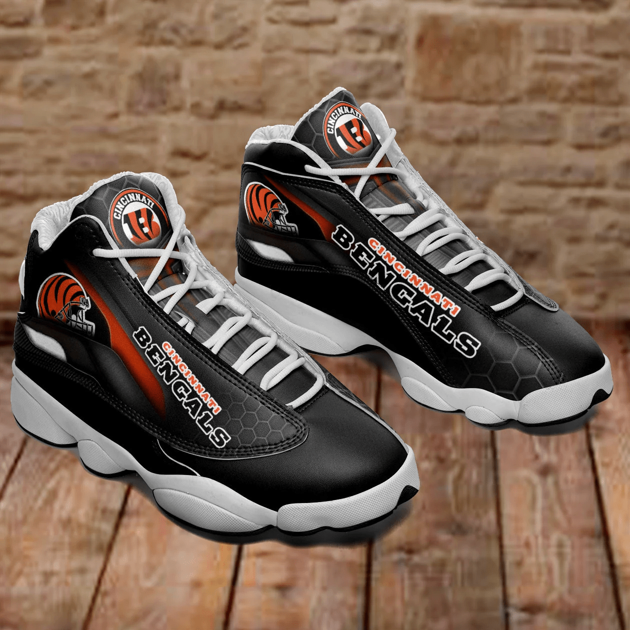 Cincinnati Bengals Air Jordan 13 Sneakers JD13 V1802