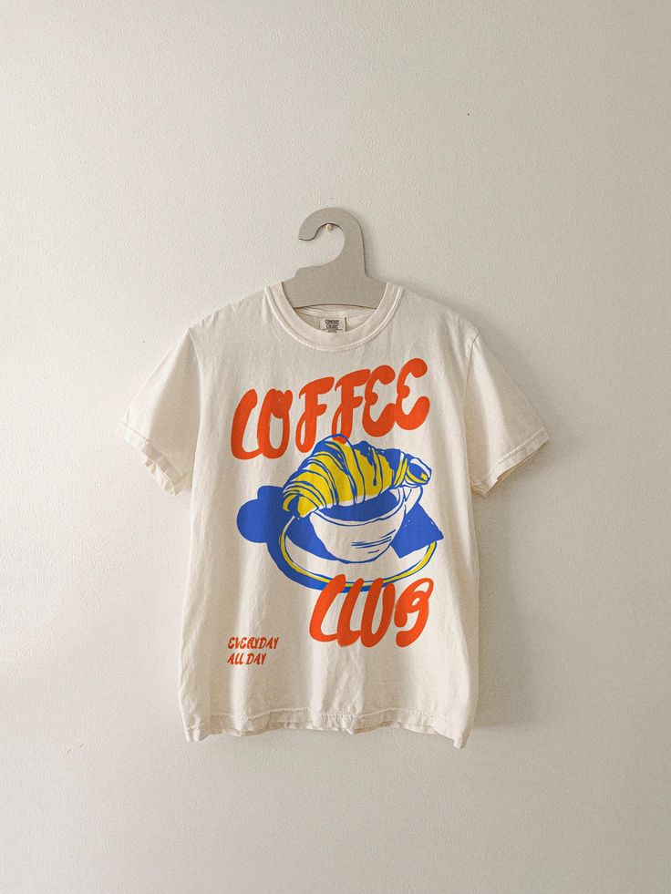 Coffee Club Tee, Foodie Coffee Lover …