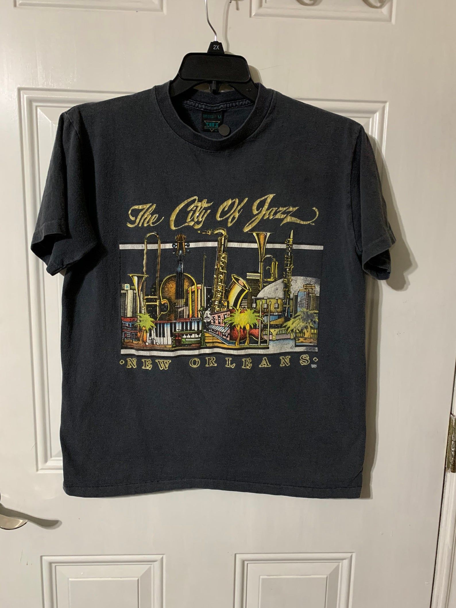 Vintage 90S New Orleans The City Of Jazz T-Shirt M