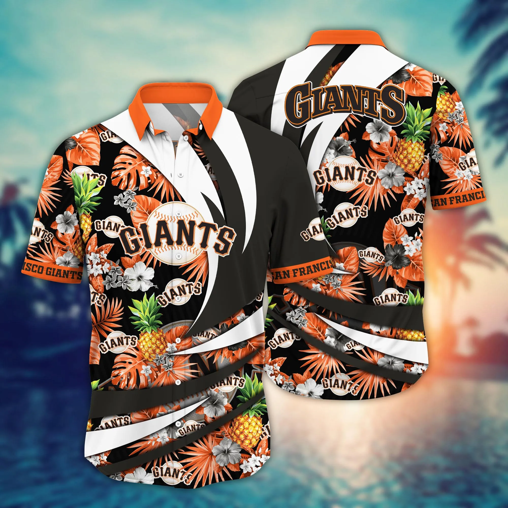 San Francisco Giants Mlb Hawaiian Shirt Sunlit Aloha Shirt