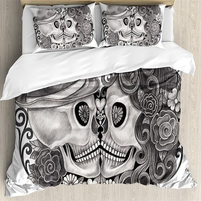 Skull Gift 3D Sugar Skull Couple In …