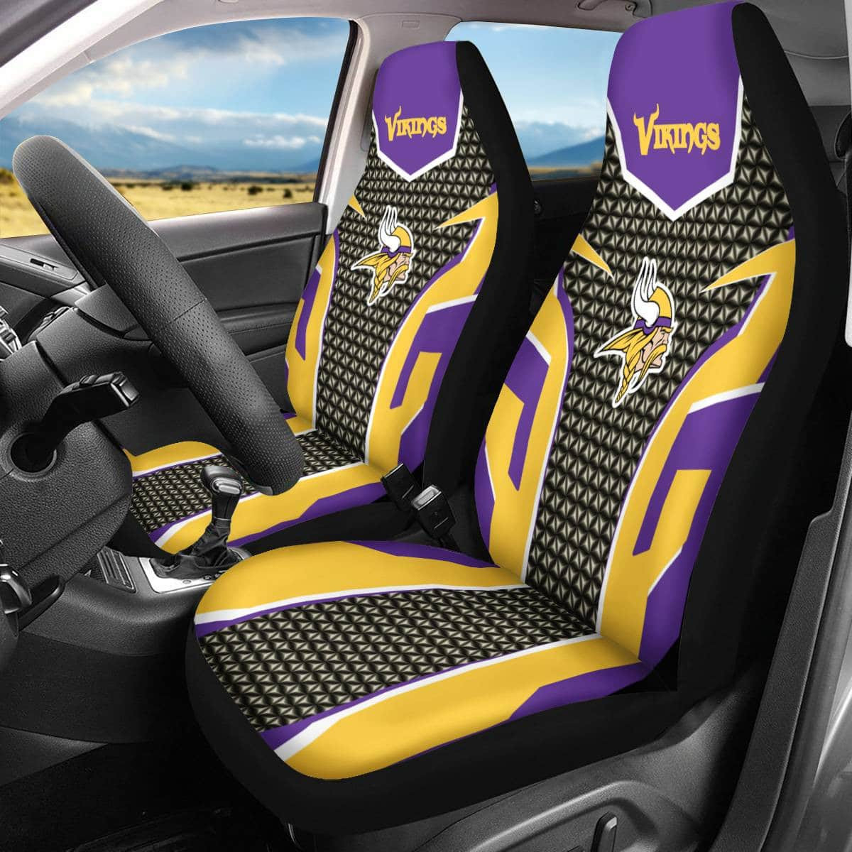 Minnesota Vikings Car Seat Covers CSC1238