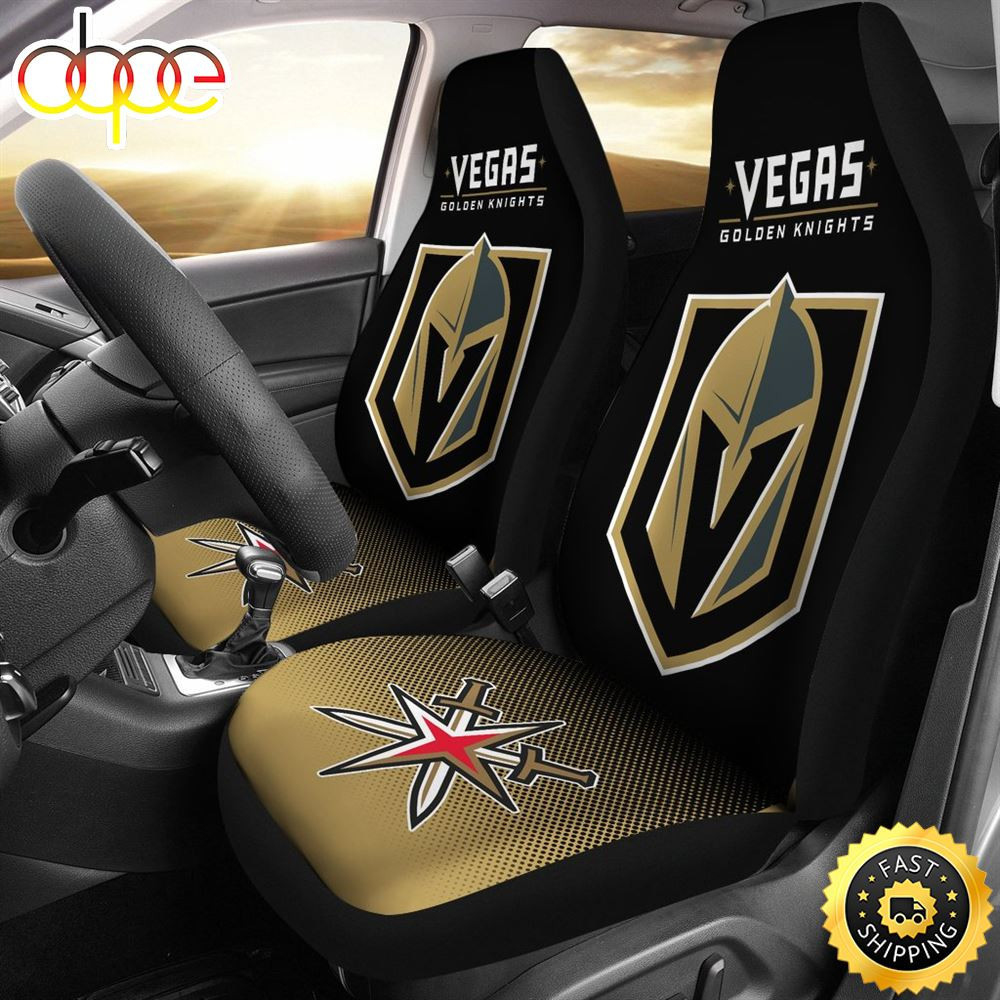 New Fashion Fantastic Vegas Golden Knights Car Seat Cover Set CSC5092